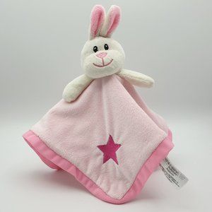 Bunny Security Blanket Plush Lovey for Baby Girl